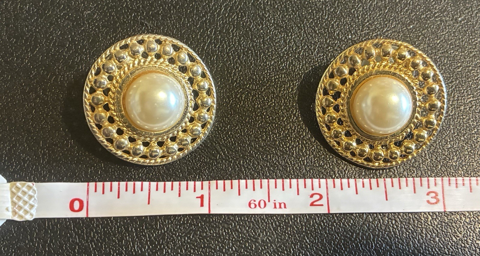 Gold Tone Faux Pearls Purple Beads Vintage Necklace Brooch and Earrings