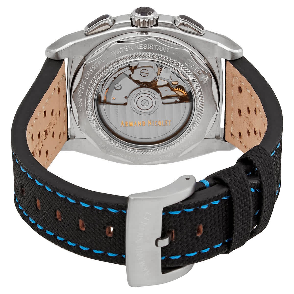 Armand Nicolet JH9 Chronograph Automatic Black Dial Mens Watch A668HAANZP0668NZ8