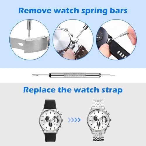 Adjustable Rectangle Watch Back Case Cover Opener Remover Wrench Repair Kit Tool