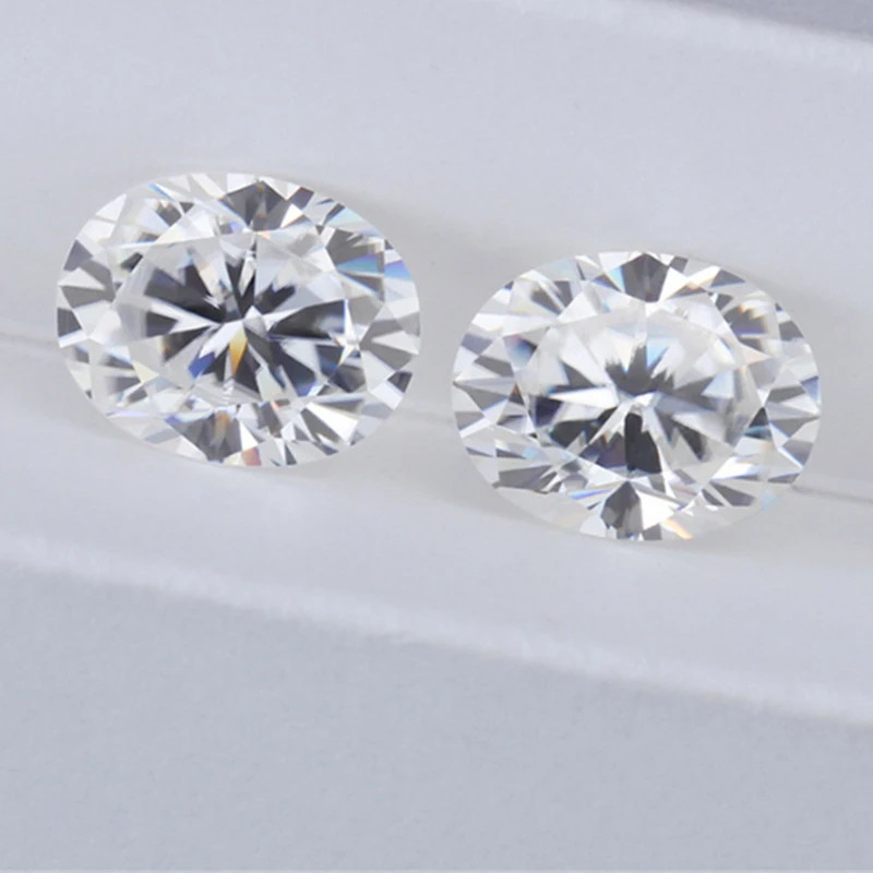 1-10pcs Oval Cut Hot Sale D Color VVS1 GRA 0.1-5ct for DIY Jewelry Making