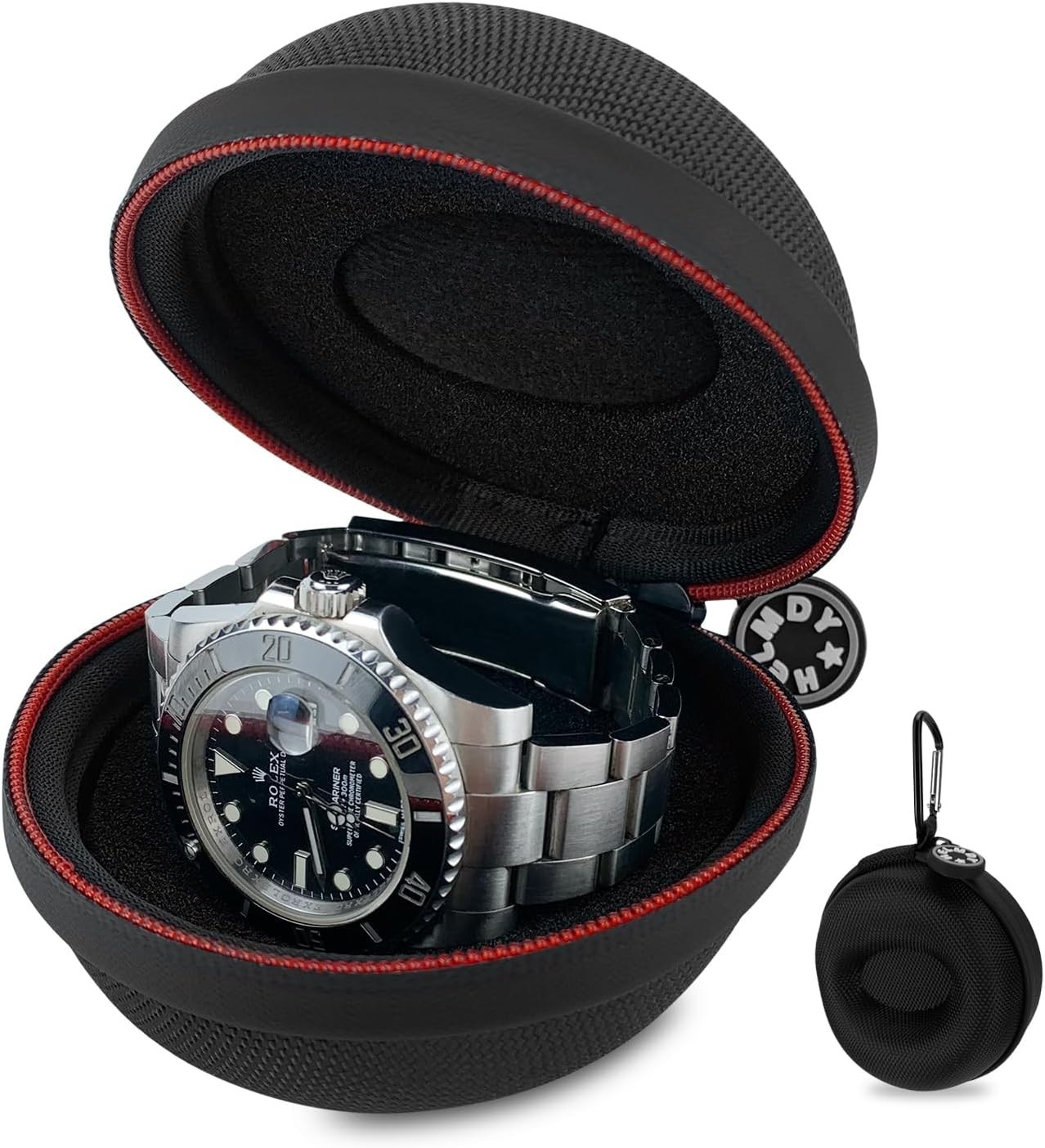 Luxury Watch Travel Case with Velvet Interior – Perfect Gift for Watch Owners
