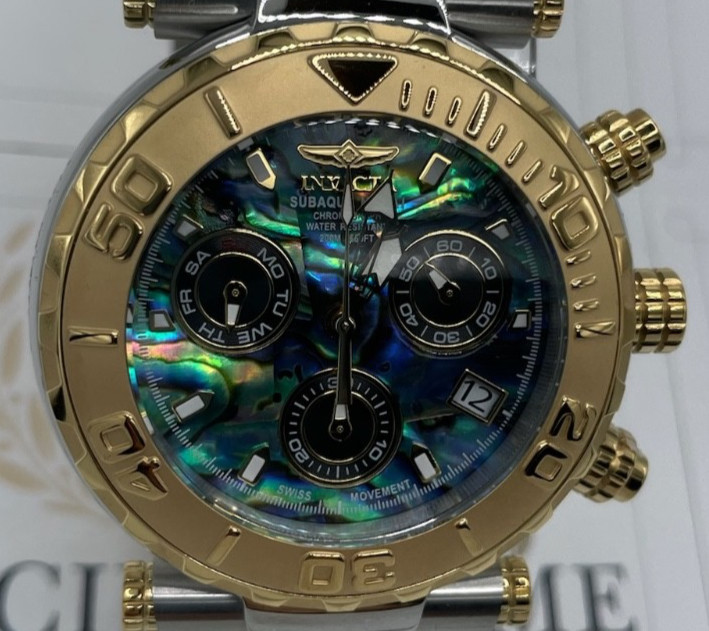Invicta Subaqua Noma I Swiss Men’s Watch w/Abalone Dial (25805) Limited to 3000
