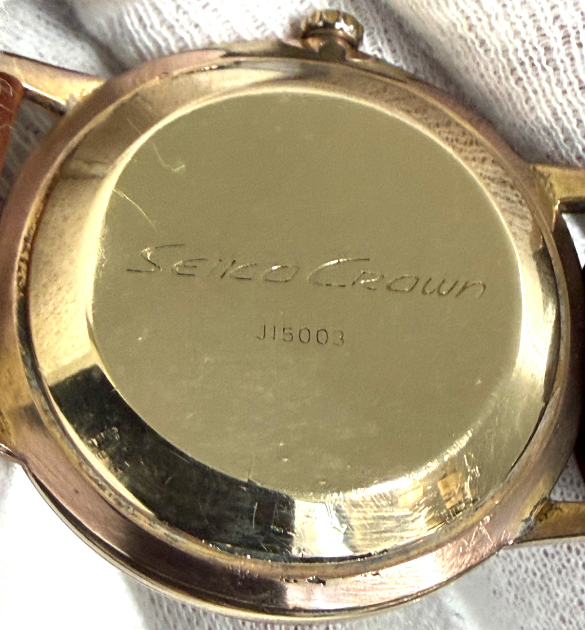 Vintage Seiko Crown J15003 Diashock 21 Jewels Hand Wind Men’s Watch Japan