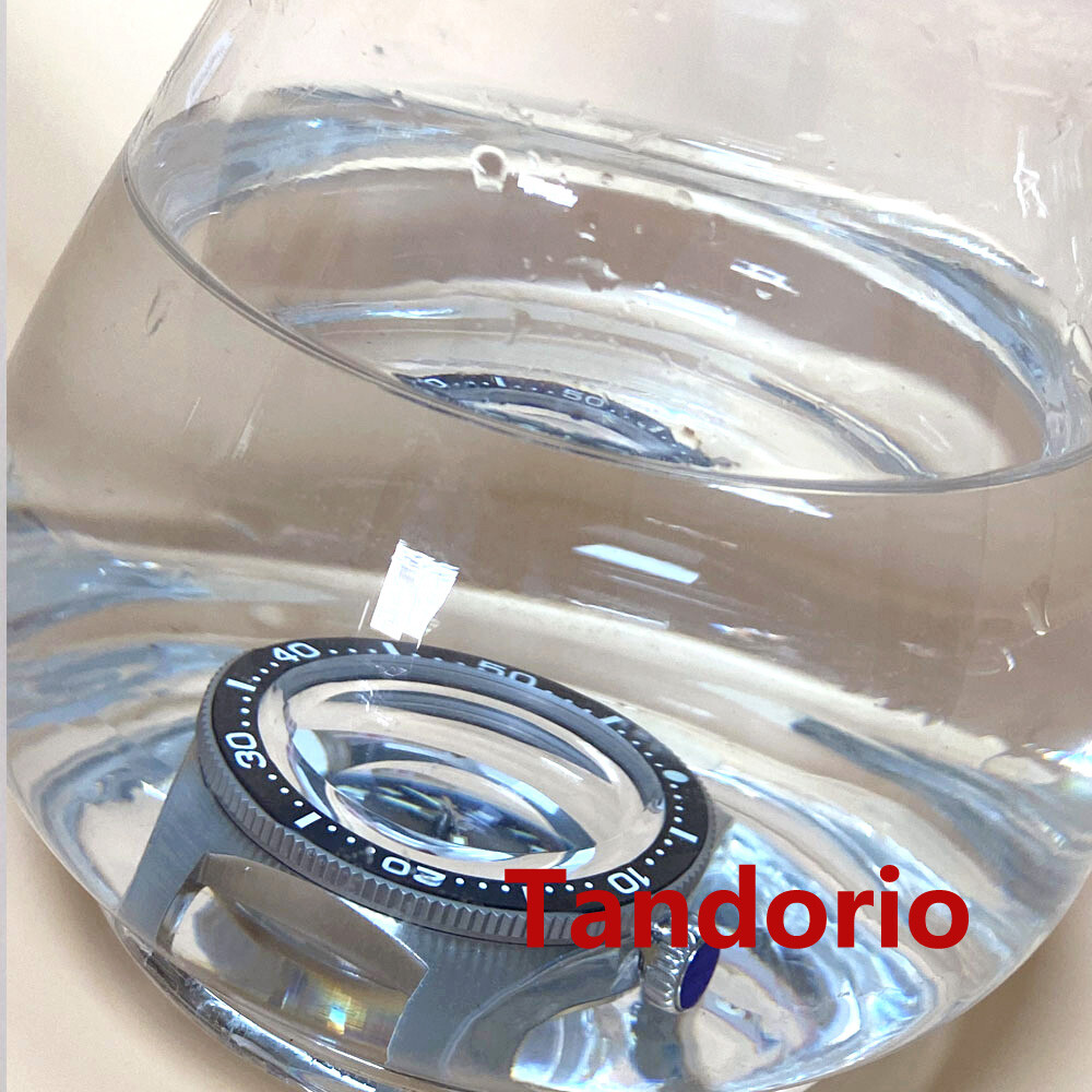 41mm NH35A PT5000 AR Domed Sapphire Crystal 300m Diving Men’s Watch Rubber Strap