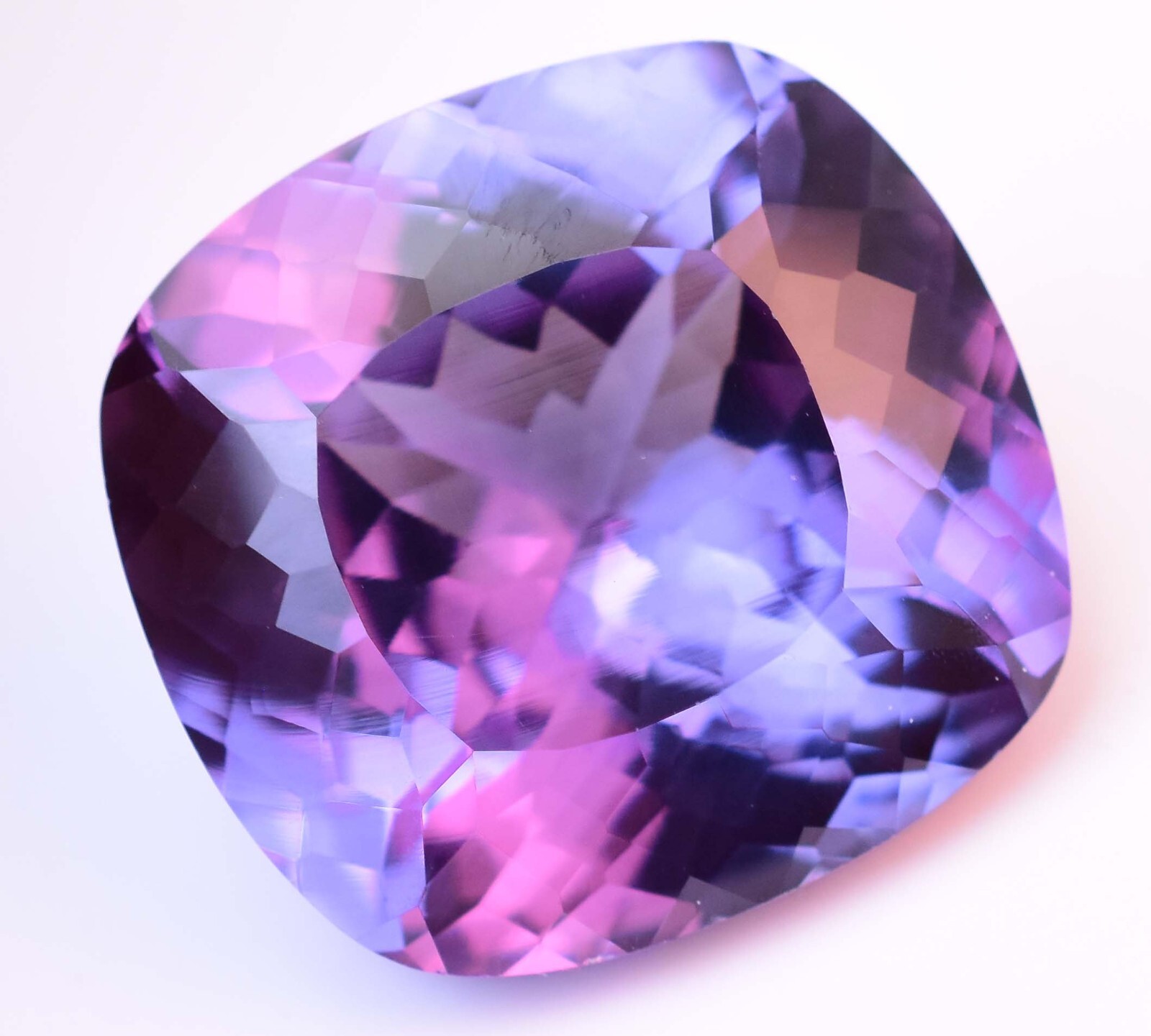 45.15 Ct Natural Color-Change Sapphire Cushion Flawless Certified Loose Gemstone