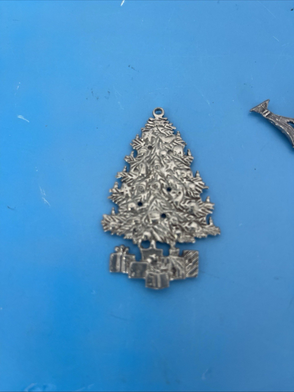 NEW Pewter Angel Christmas Ornament from the Designer Marcie, With Tree Unmarked