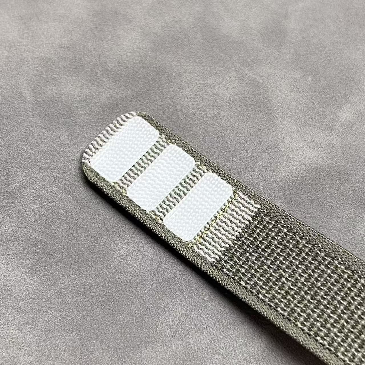 Suitable for Apple Watch S1-11/Ultra/SE – Leather Nylon Strap