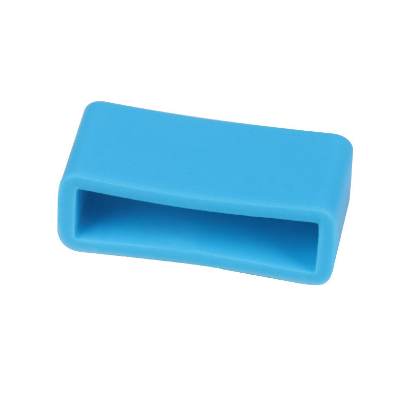 2 Pack Silicone Watch Strap Band Loop Hoop Retainer Buckle Holder Ring Keeper