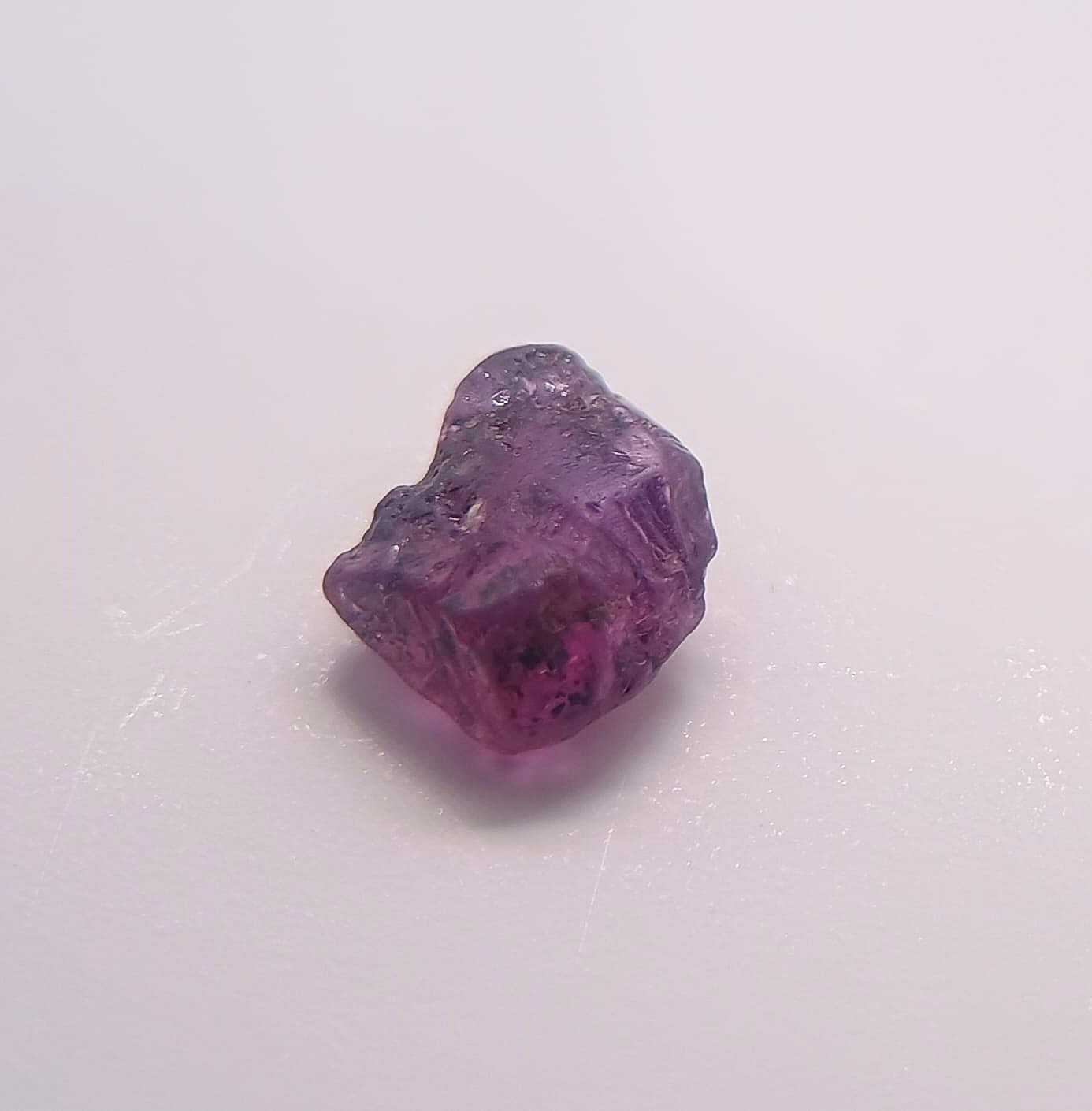 NATURAL AUSTRALIAN Rough Fancy Vivid Lavander Purple Sapphire 1.32ct Unheated G