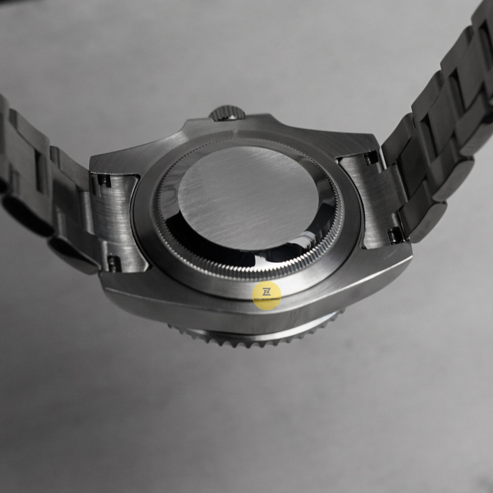 40mm Pepsi GMT Custom Sub Style Mod Watch NO LOGO w/ NH34 Automatic Movement