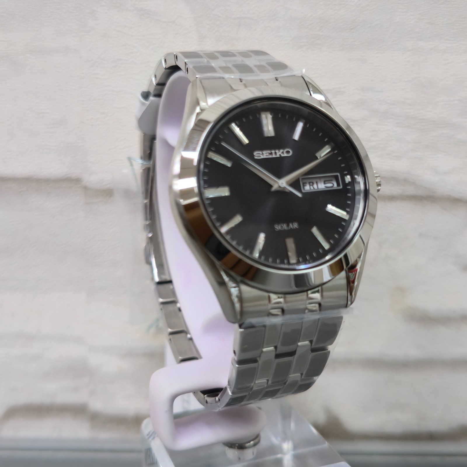 Seiko Selection SBPX083 Solar Black Dial 37.4 mm Stainless Steel New Men’s Watch