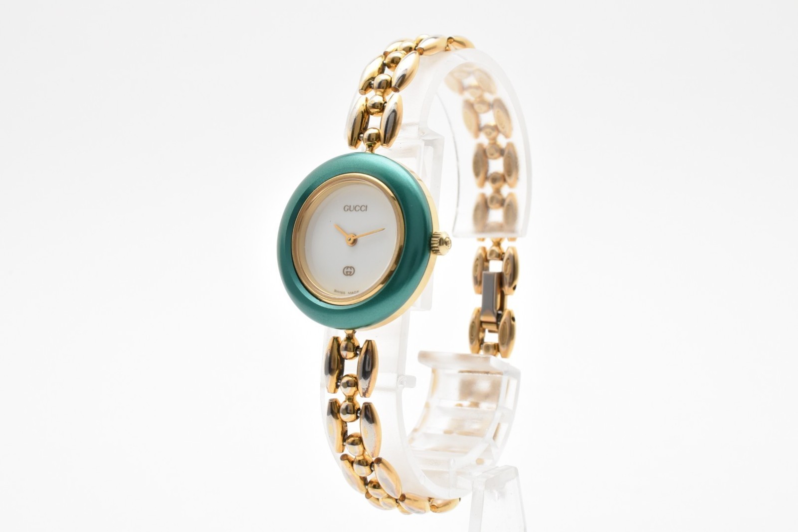 [Near MINT w/ BOX] GUCCI Change Bezel 6 Colors 11/12 Quartz Women’s Swiss Watch