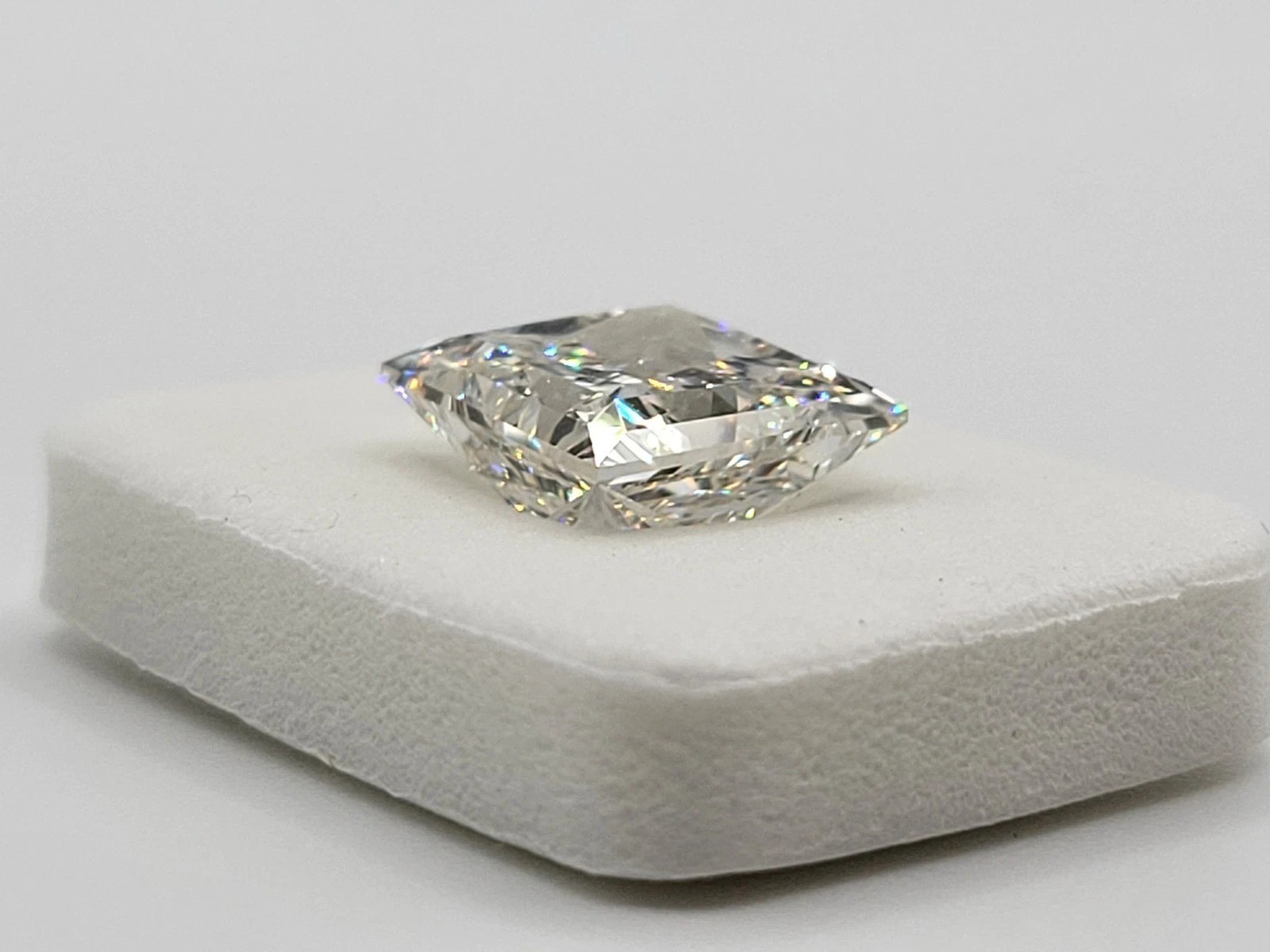 Natural PRINCESS Cut White ‘D’ Color 3.00 Ct VVS1 Unheated Loose Diamond