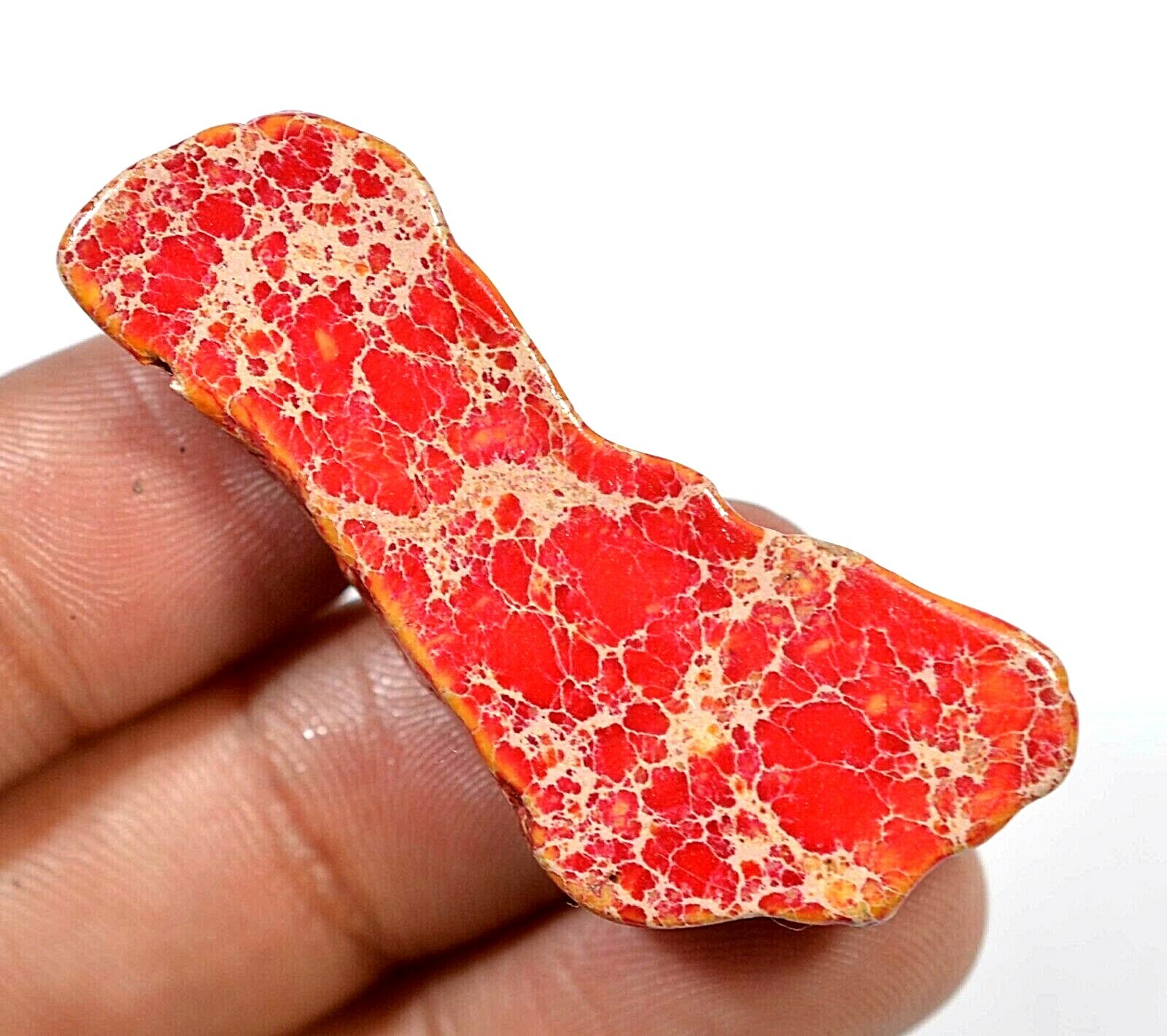 Natural CARCIO LAKE TURQUIOSE 43.55 CT CERTIFIED* Color-Enhanced Drilled Slab !!
