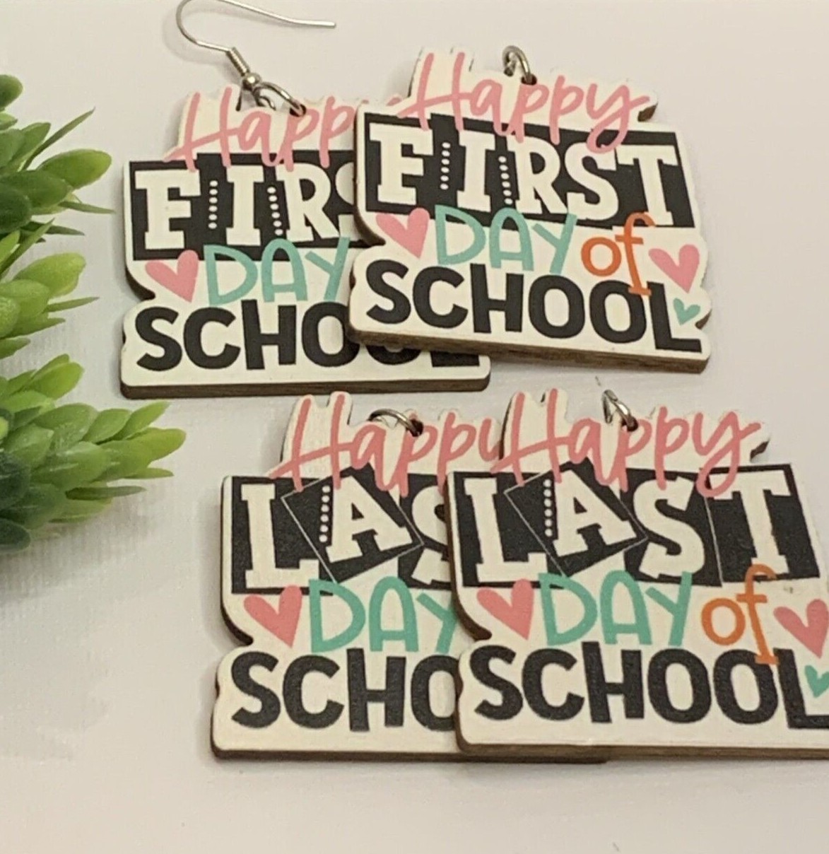 Teacher Earrings, Gift Idea, Educator Jewelry, Back to School Earrings, Teacher