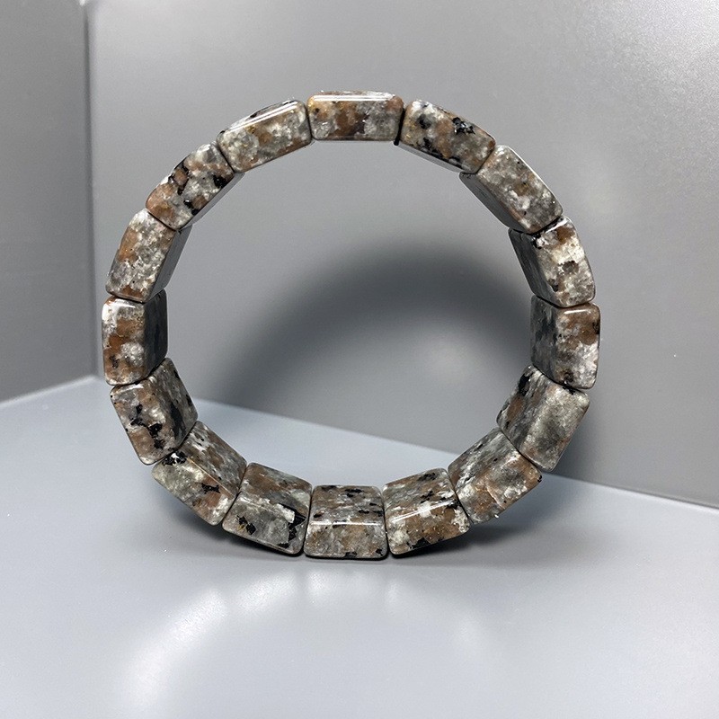 Yooperlite Sodalite UV Reactive Flame Stone Healing Women Men Stretch Bracelet