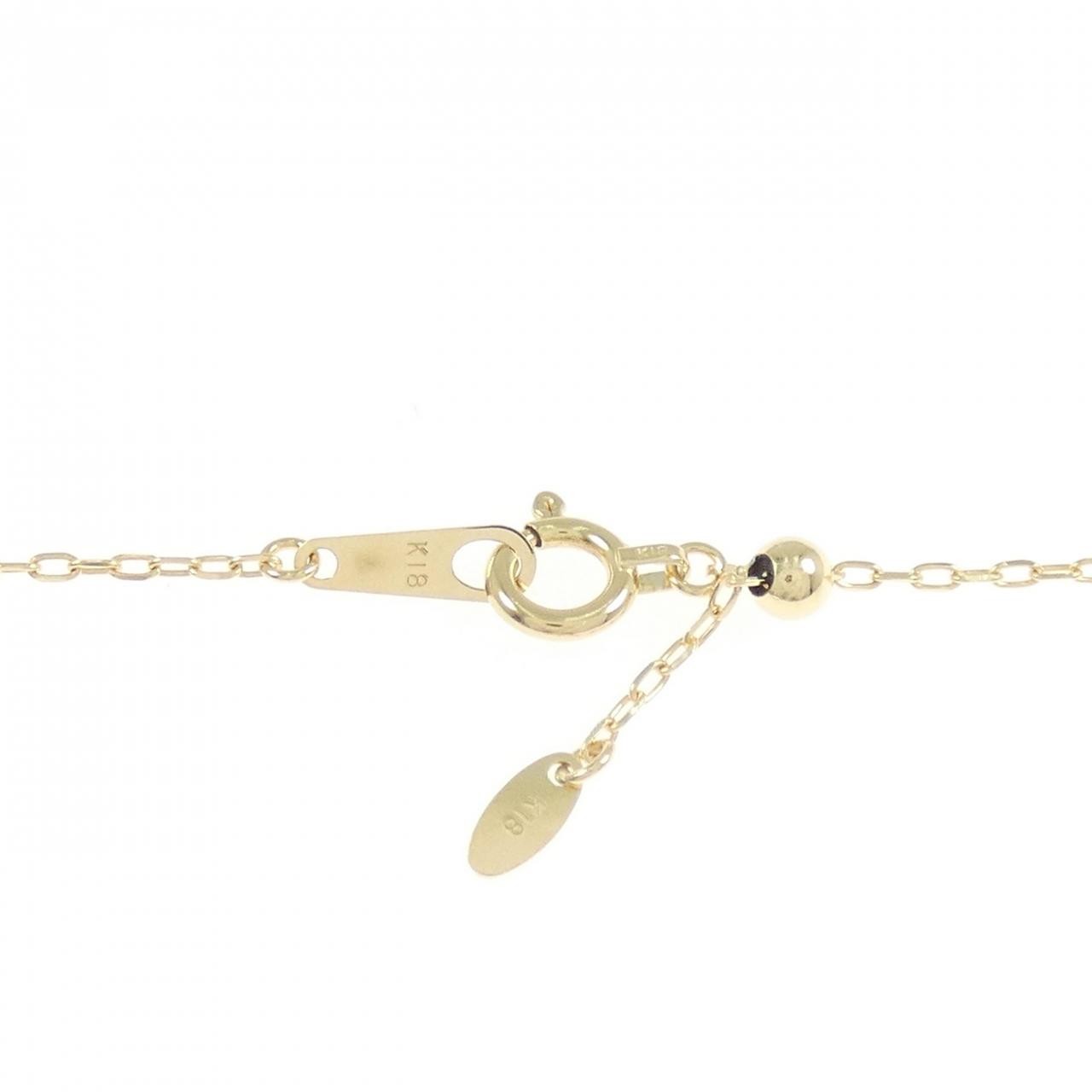 Authentic 18K Yellow Gold Opal Necklace #270-004-107-2872