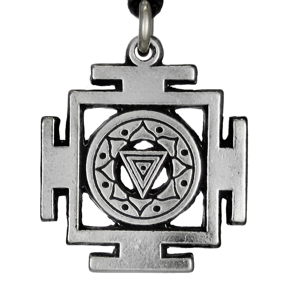 Kali Yantra of Transformation Hindu Goddess Pendant Amulet Talisman Jewelry Yoga