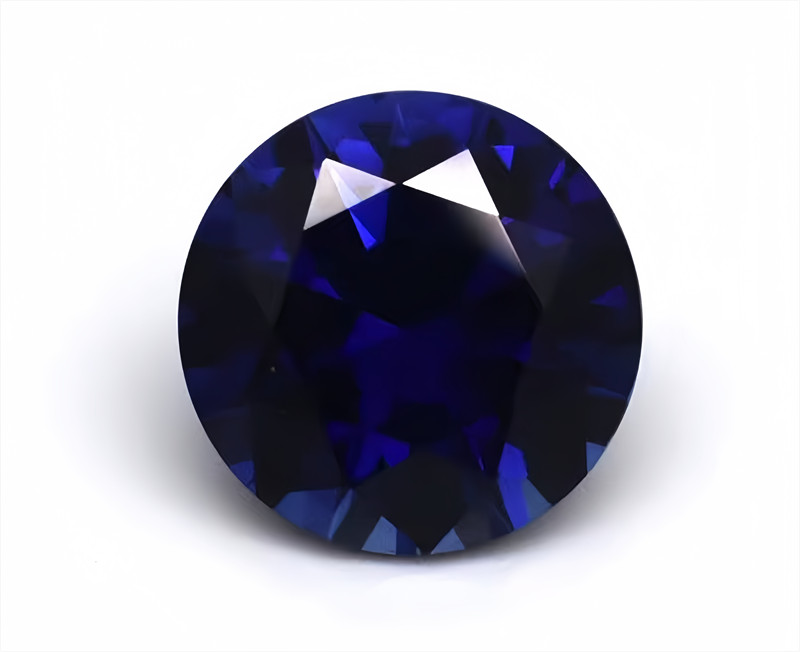 TOP QUALITY ROUND CUT ROYAL BLUE SAPPHIRE LAB CREATED AAAA+ Loose Gemstone 1pcs