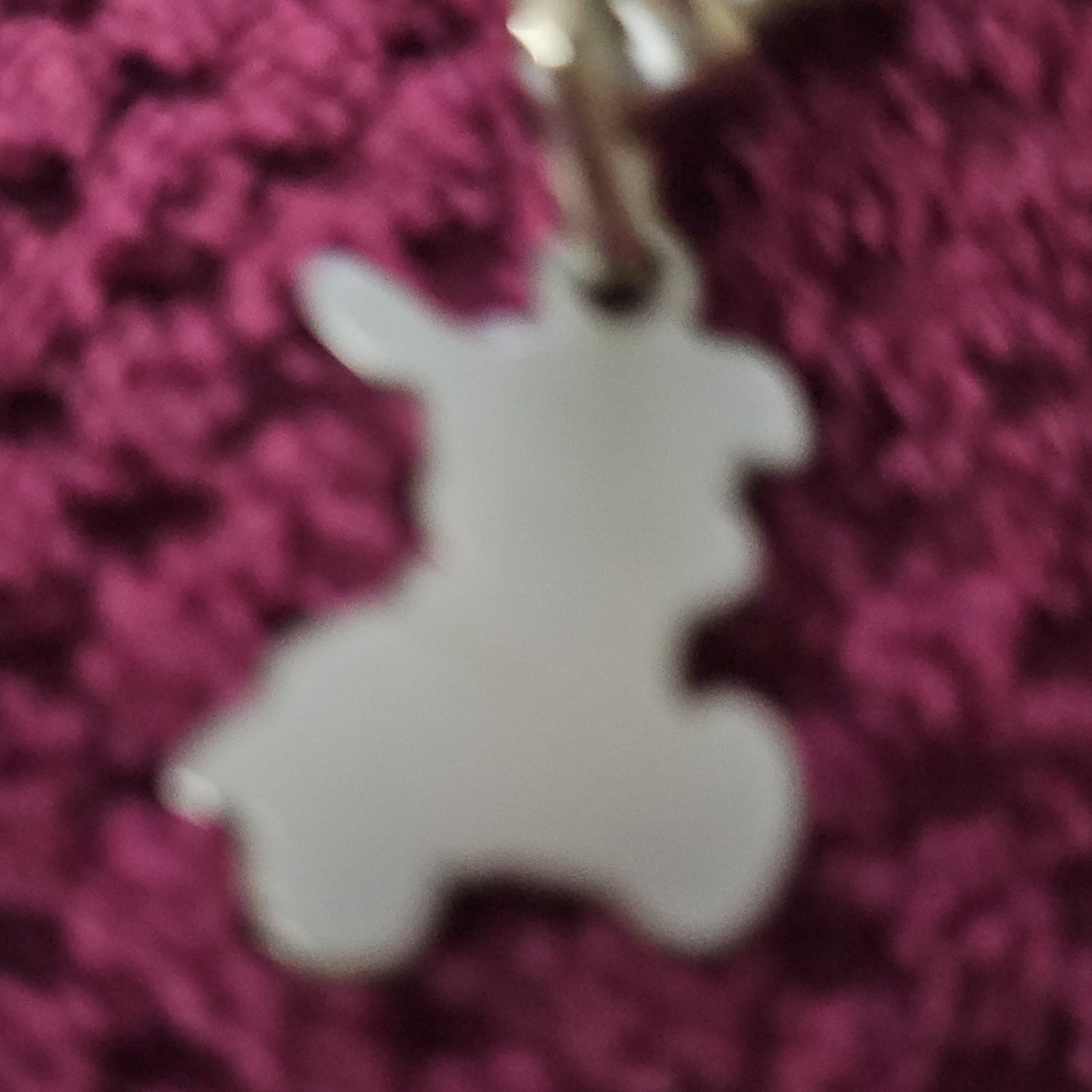 Silver Tone Metal Pinocchio Dangle Charm Pendant, Lobster Clasp