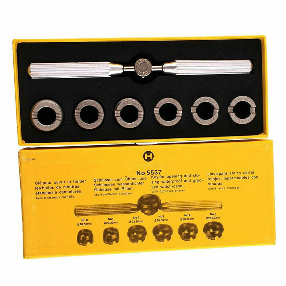 Pro Back Case Opener Cover Remover For Rolex For Tudor Watch Repair Tool Kit