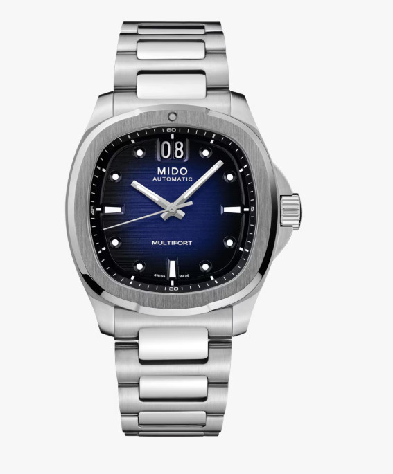 Mido Multifort TV Big Date Gradient Blue Dial Watch M0495271104100
