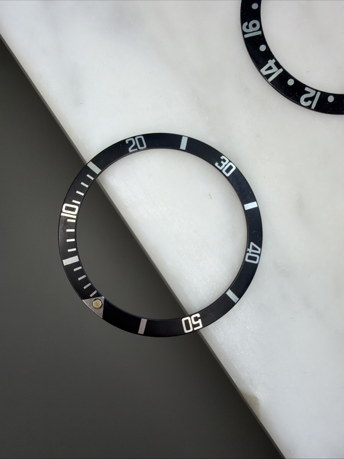 BEZEL INSERT FOR VINTAGE ROLEX SUB , 5513, 1680, 5512,