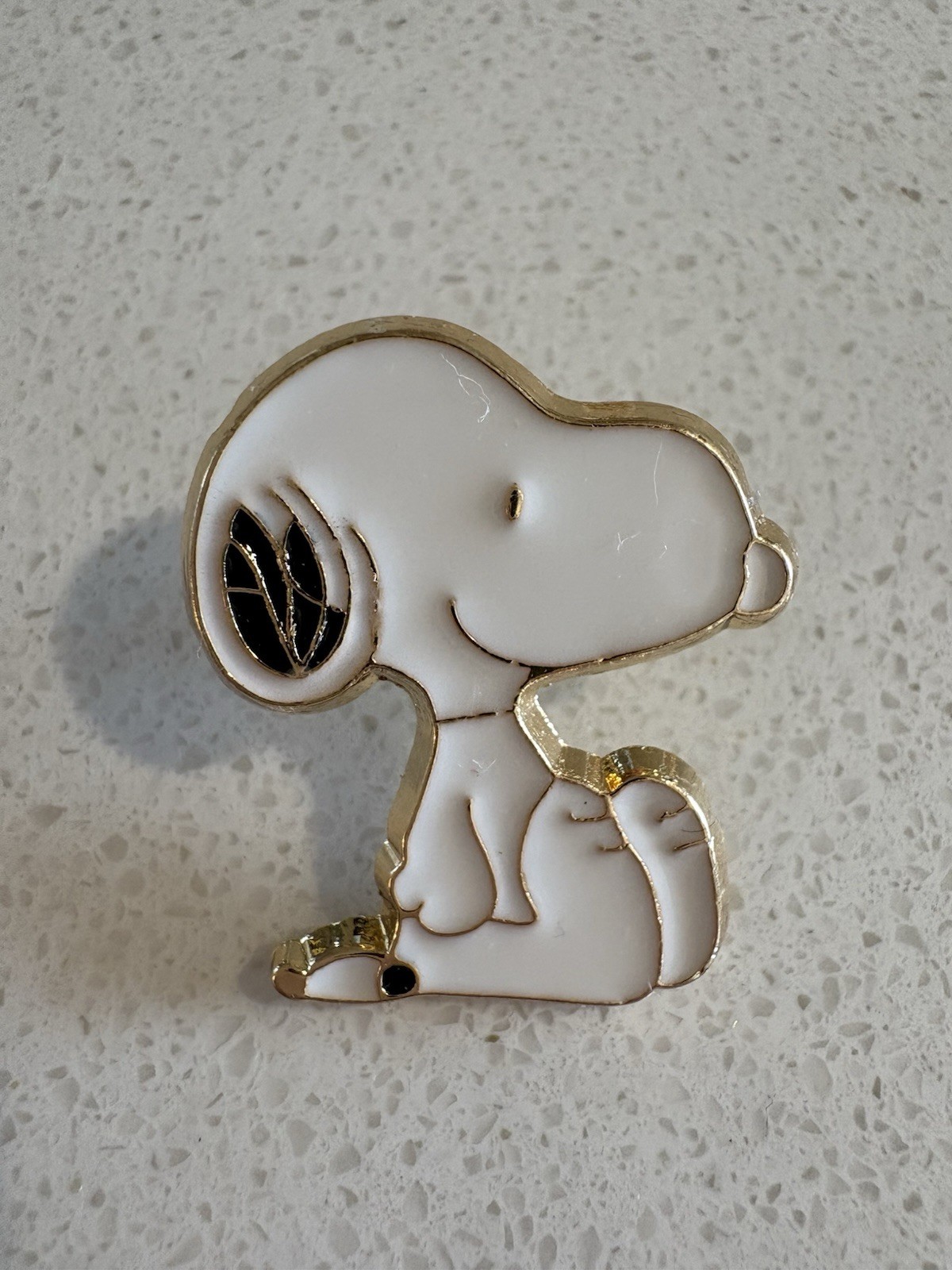 (Set Of 8) Snoopy Peanuts Brooch With Butterfly Clutch Metal Pin Back