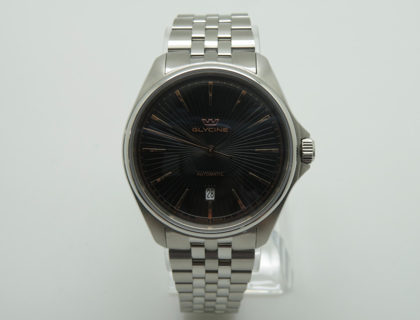 2024 Glycine GL0454 Men’s 43mm Stainless Steel Swiss Automatic Wristwatch