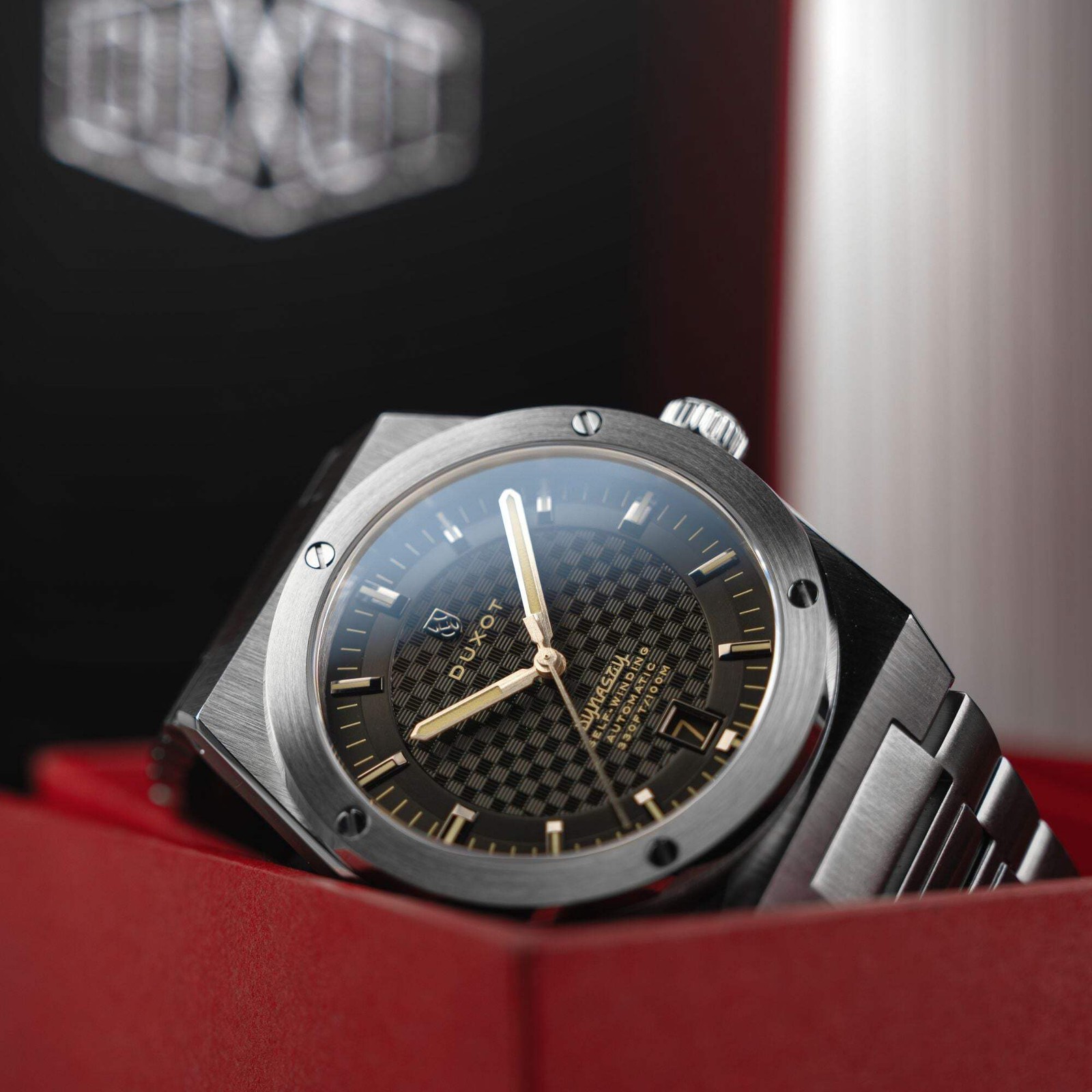 Duxot Bastia Stainless Steel 40mm Japanese Automatic Wristwatch DX-2068-33