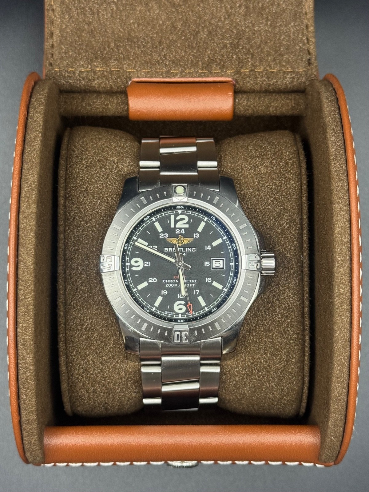 Breitling Colt A17388 44mm black dial