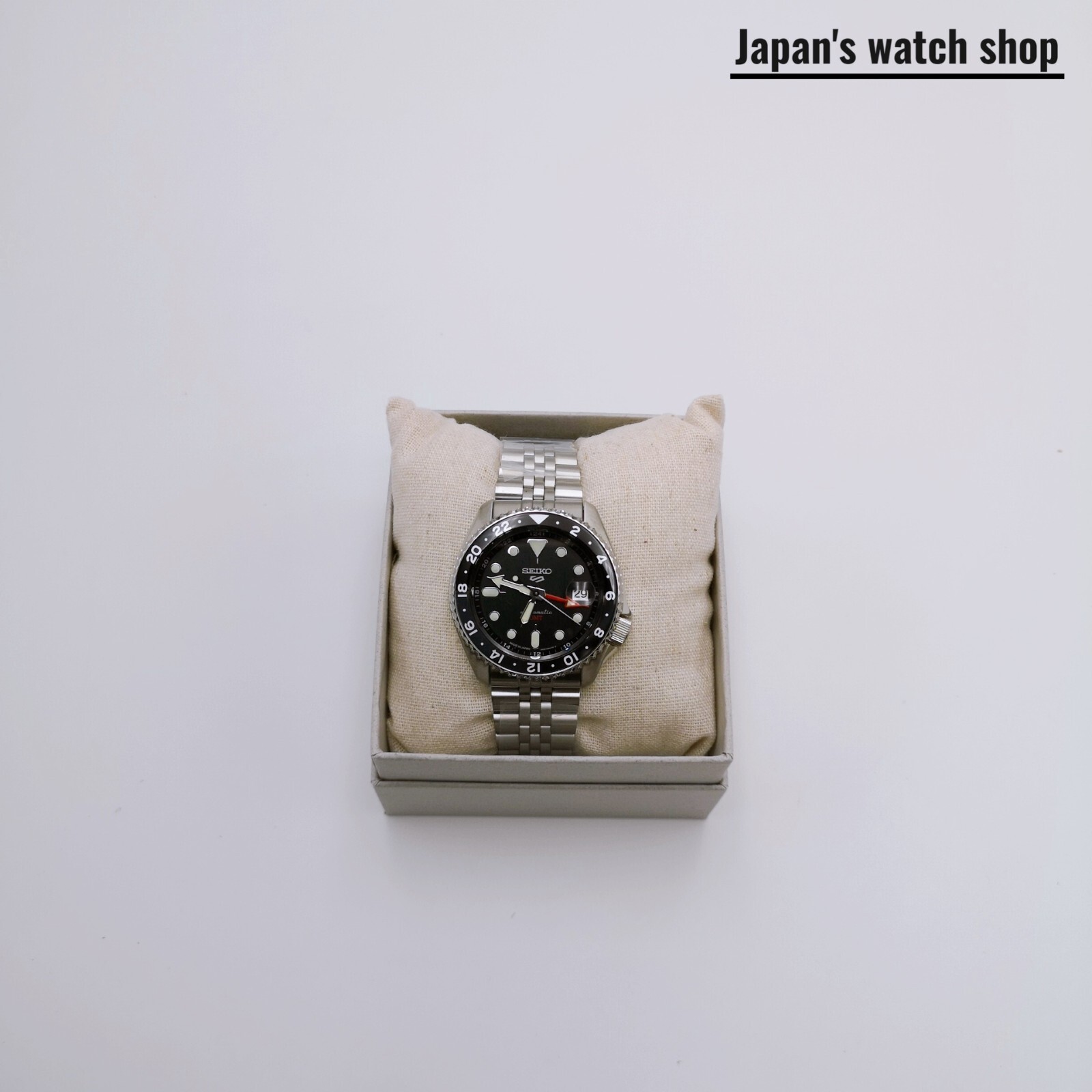SEIKO 5 Sports SKX Sports Style GMT SBSC001 Black Men’s Watch New in Box