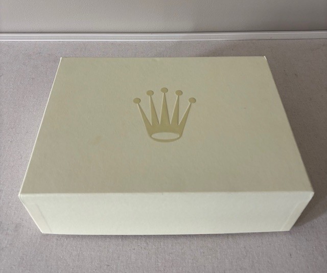 Rolex Green Leather Watch Case With Compartments (Incl. Original Box) 8x11x3.5