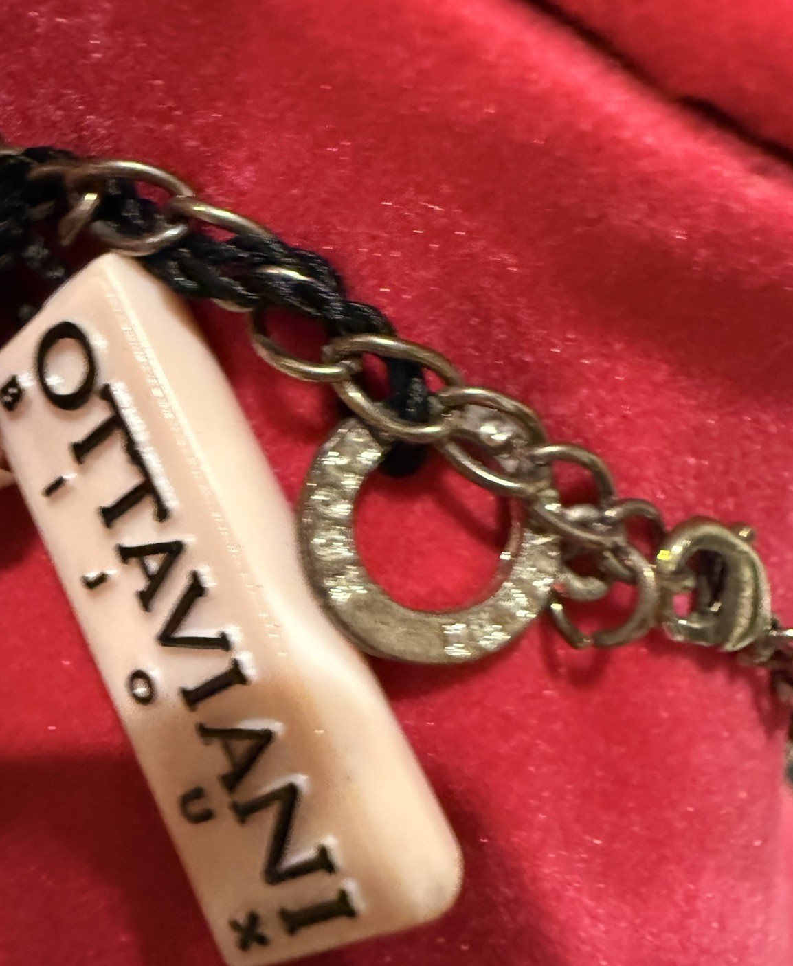 Ottaviani Bijou NEW Necklace &Earrings Set Fancy Upscale Swarovski Made In Italy