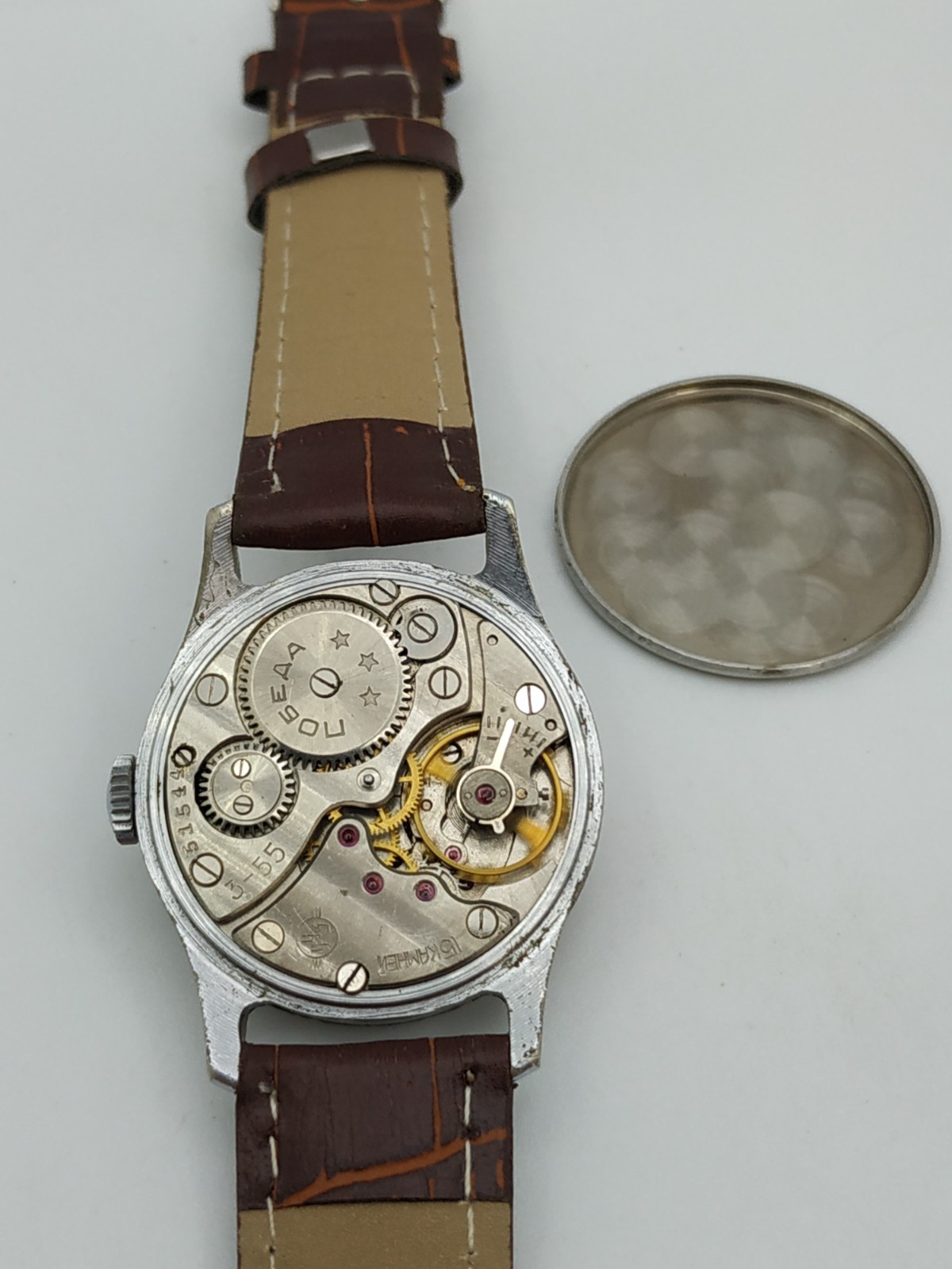 Men’s Watch Vintage Pobeda Mayak Majak USSR Mechanical CChZ Soviet Retro 1955s