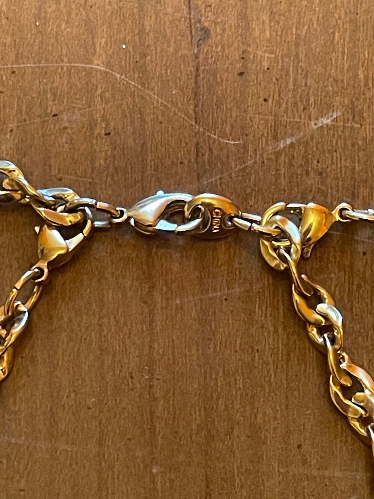 Vintage Camrose & Kross Jackie Kennedy GoldTone Paperclip 32″L Necklace W/ COA