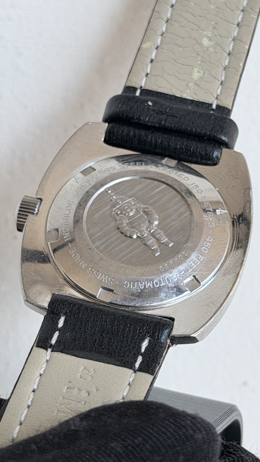 Jungfrau Sub 1968 Diver Automatic ETA 38mm Bakelite Bezel Steel Rare