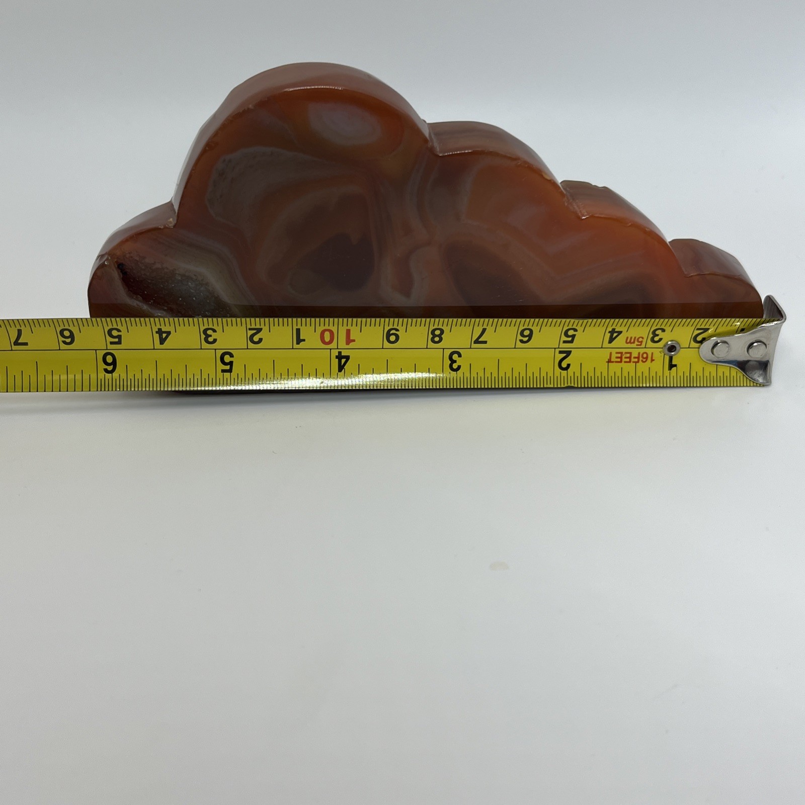 Gemstone Carnelian Carved Cloud 6 X3”