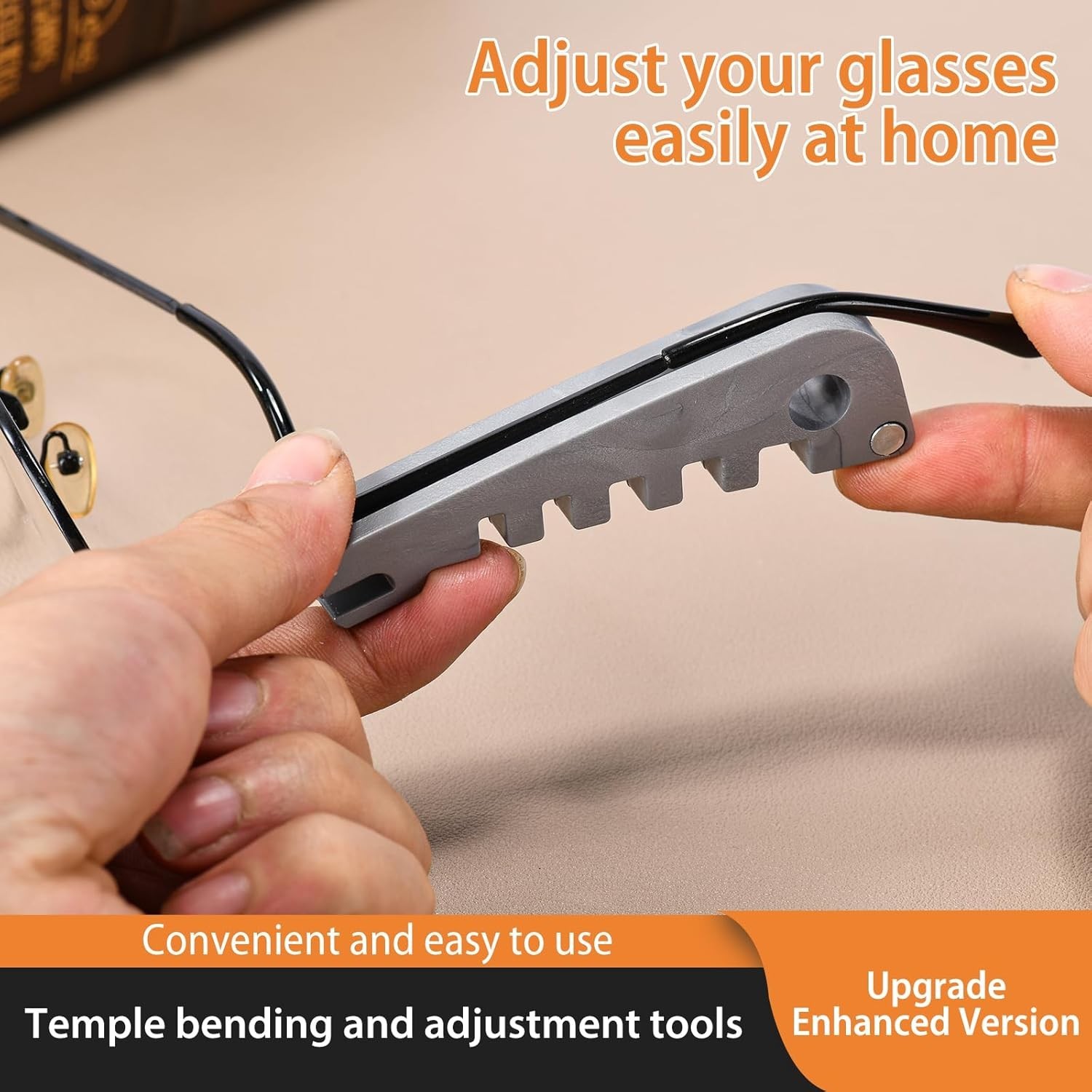Eyeglass Temple Glasses Adjustment Tool 5-In-1 Anti-Slip Professional Bender