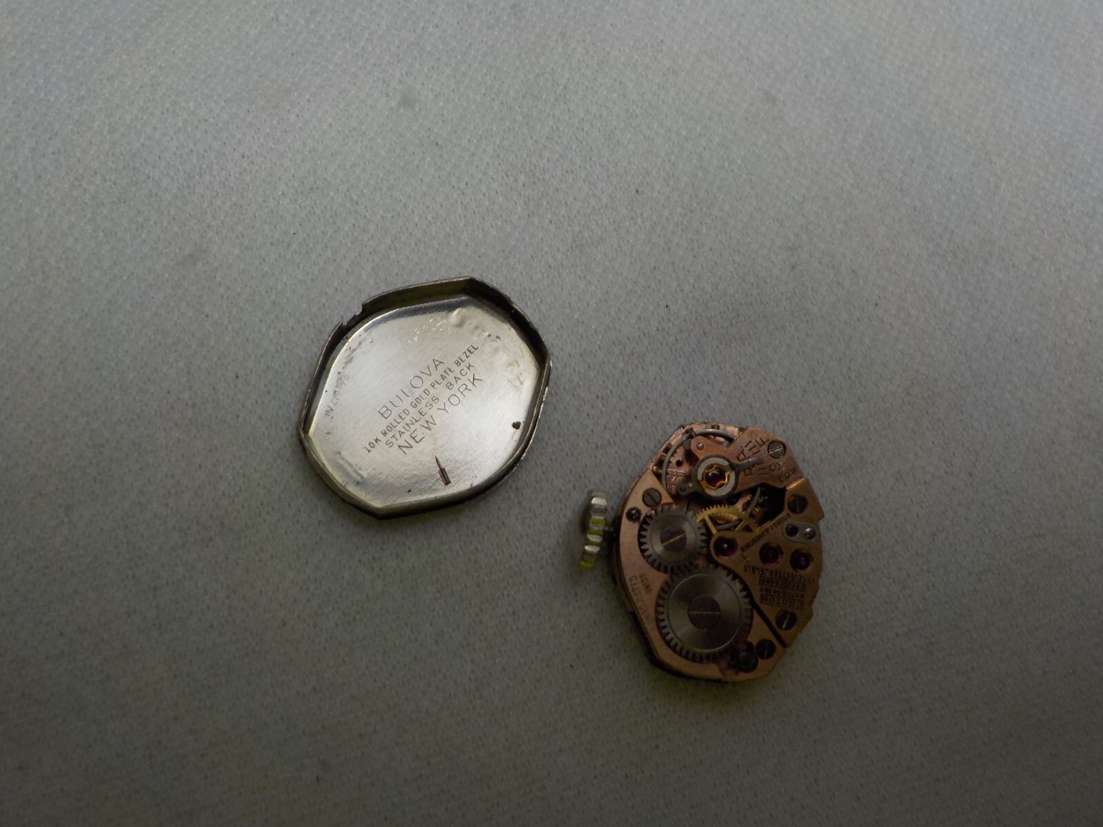 VINTAGE CROTON NIVADA GRENCHEN LADIES WRIST WATCH 1OK RGP WATCHMAKER
