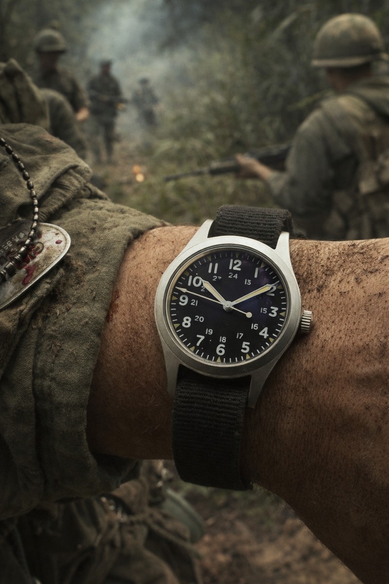 MWC GG-W-113 Military Watch Vietnam Field 38mm Mechanical Hand Wind