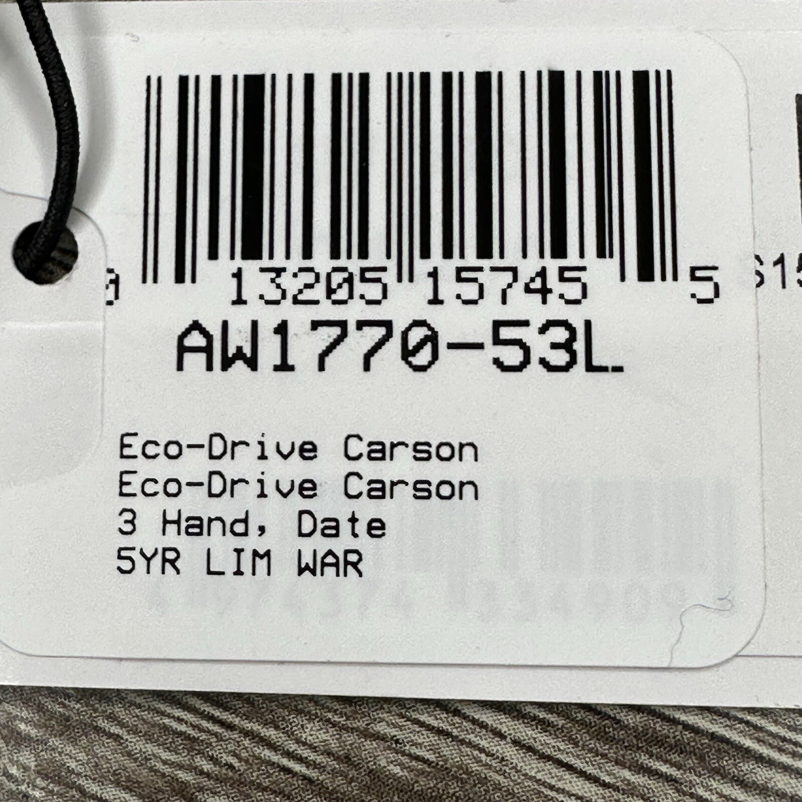MSRP $525✅Citizen Eco-Drive Carson Silver Steel Blue Date Men’s Watch AW1770-53L