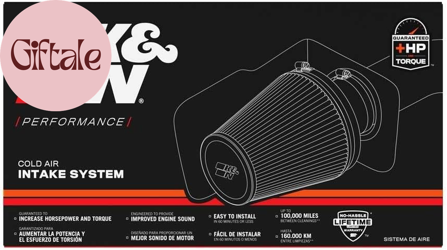 Cold Air Intake System: High-Flow Air Filter, Increase Performance & Acceleratio