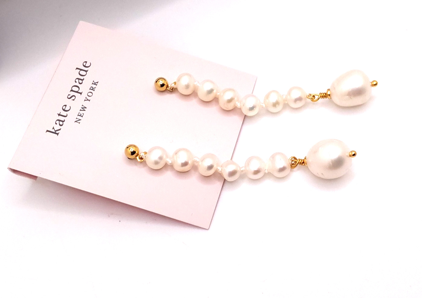 Kate Spade New York Pearl Play Freshwater Pearl Linear Dangle/Drop Earrings