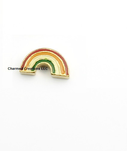 10pc Lot Rainbow God Love Pride Religious Church Floating Charm For Glass Locket