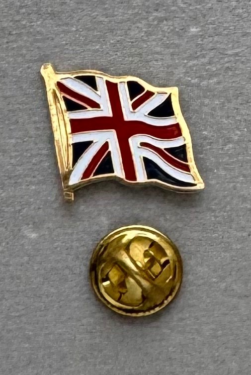 Set of 5 United Kingdom Country Flag Patriotic Flag Metal Lapel Pin