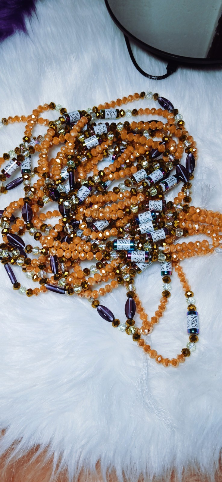 Authentic African Glass and Crystal Designed Waist Beads for Women African Beads