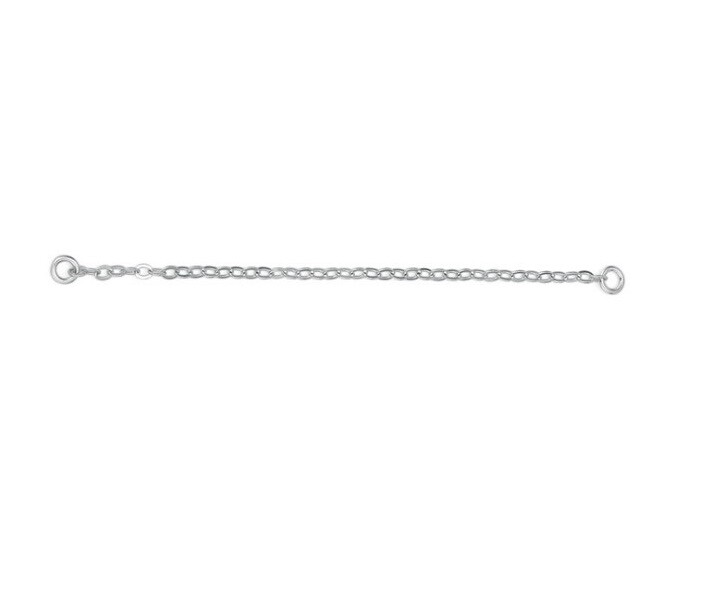 5cm/2″ S925 Sterling Silver Extension Chain for Necklace Extender Earrings Link