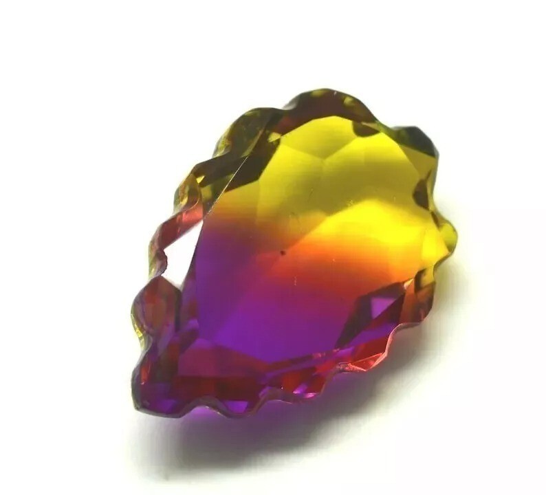 VVS Bi-Colour Tourmaline Pear Cut Carving 91-92 Ct Loose Gemstone EGL Certified