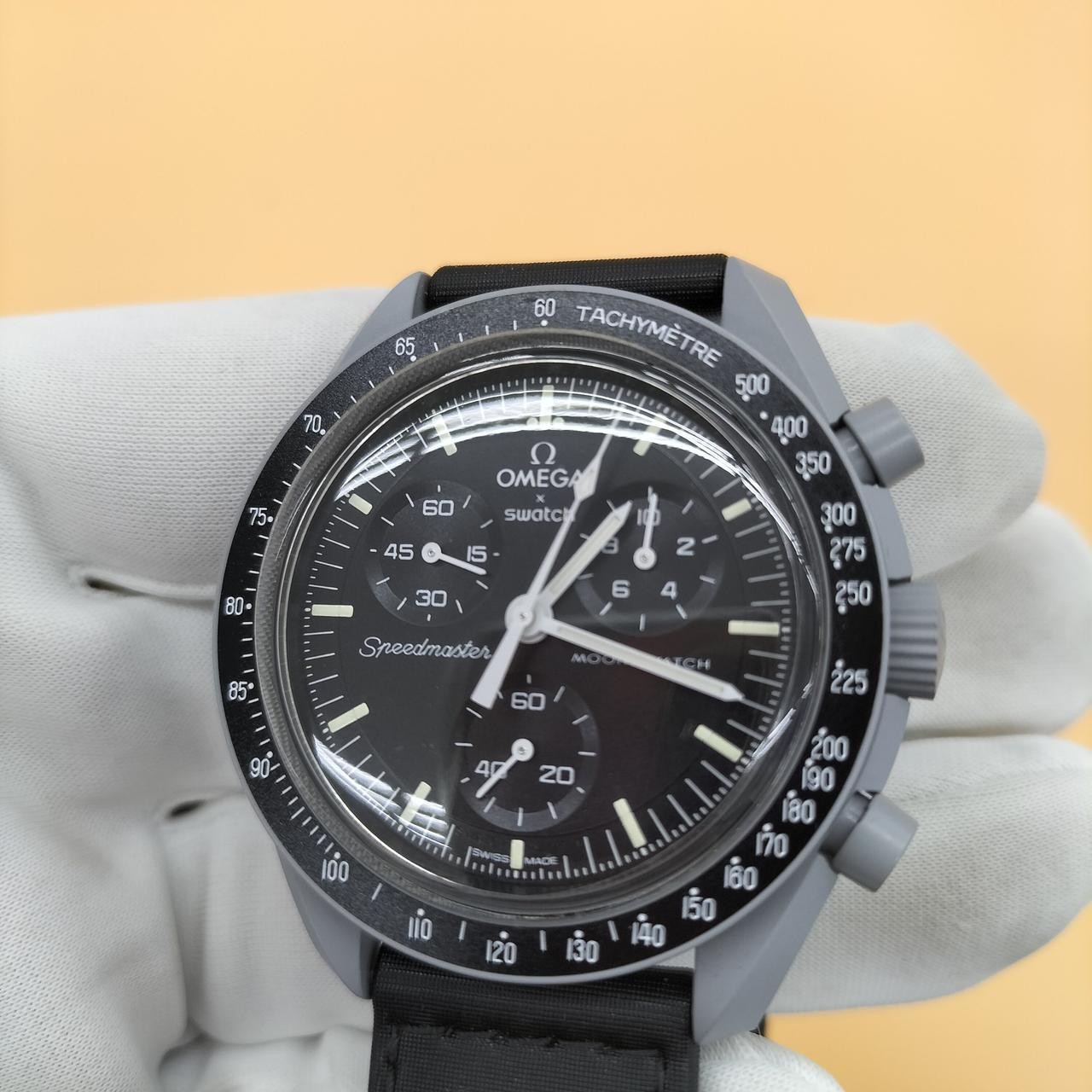 Omega x Swatch MoonSwatch Mission to Moon Omega Swatch SO33M100 Bioceramic Quart